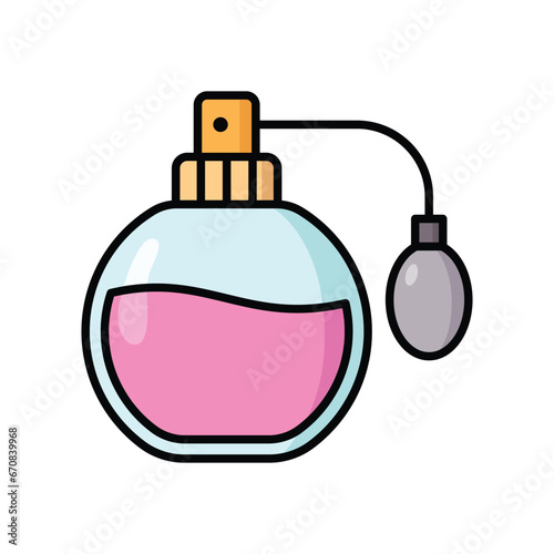 perfume icon vector design template simple and clean