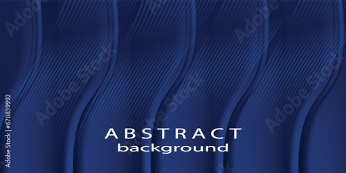 Dark blue premium background design with diagonal dark blue line pattern. Premium background design with diagonal dark blue stripes pattern. Vector horizontal template for digital luxury business EPS2