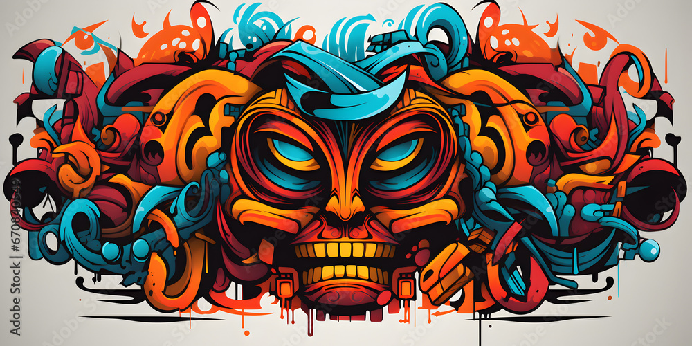 Colorful graffiti isolated on white Colorful graffiti isolated on white