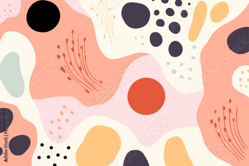 Abstract pattern background. Good for fashion fabrics, children’s clothing, T-shirts, postcards, email header, wallpaper, banner, posters, events, covers, advertising, and more.