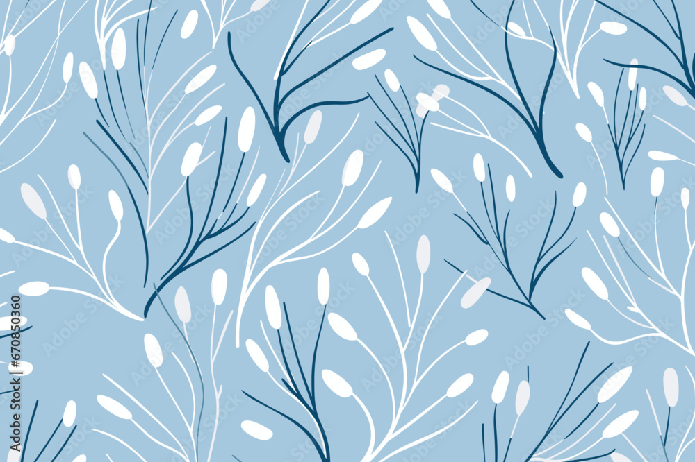 Winter floral seamless pattern background. Good for fashion fabrics, children’s clothing, T-shirts, postcards, email header, wallpaper, banner, posters, events, covers, and more. Winter floral seamless pattern background. Good for fashion fabrics, children’s clothing, T-shirts, postcards, email header, wallpaper, banner, posters, events, covers, and more.