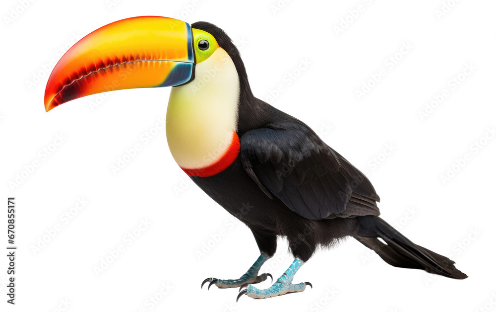 Exotic Toucan Rainforest Avian Wonder Transparent PNG