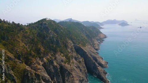 Drone view of Navarone_나바론 하늘길 드론뷰