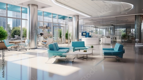 lobby of Healthcare clinic Hospital Equipment Modernizing the Experience