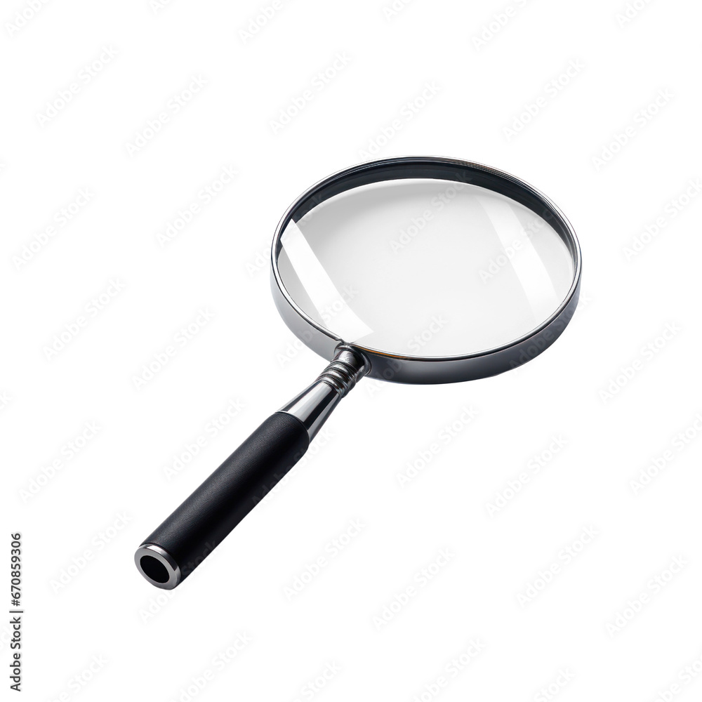 magnifying glass on transparent background magnifying glass on transparent background