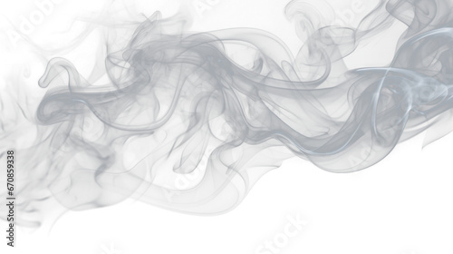 Smoke on the transparent background