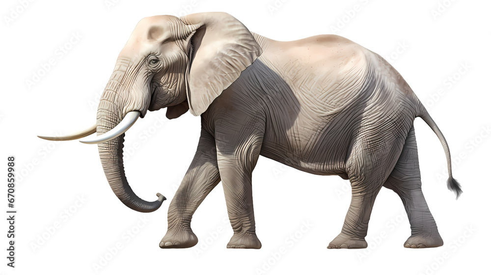 Elephant on transparent background