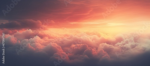 Dynamic cloud background with abstract dark tone and soft focus for postcard © 2rogan