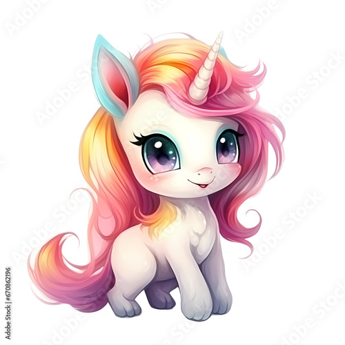 watercolor cute unicorn ,fantasy decoraction,watercolor illustrations