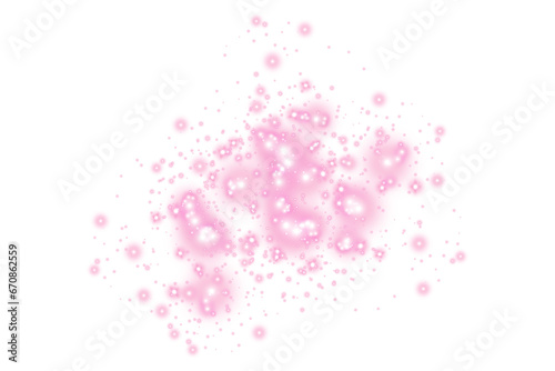 pink sparkles shine