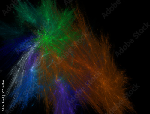 Imaginatory fractal abstract background Image