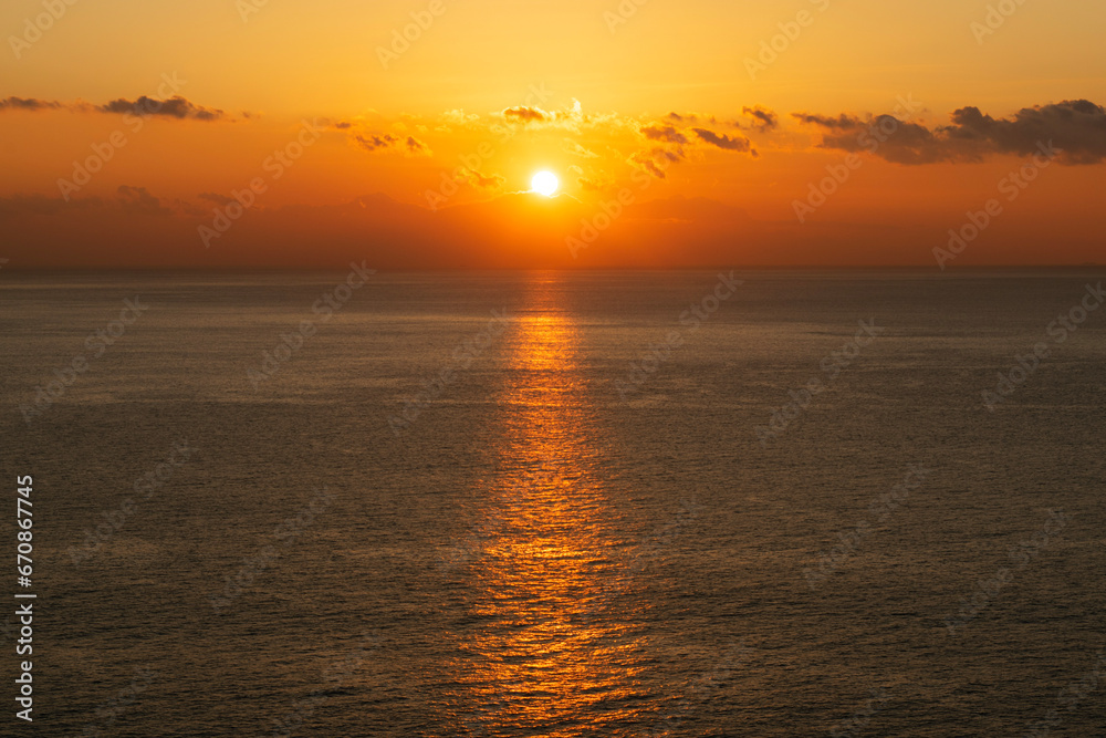 Fototapeta premium sunset on the beach