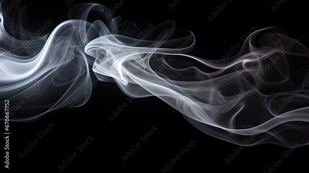 White smoke on black background
White smoke on black background