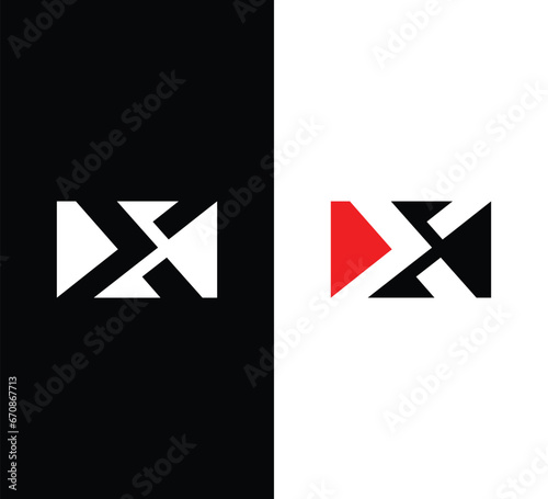 Letter X Logo Design Vector. Usable for Business Logo. Initial Design