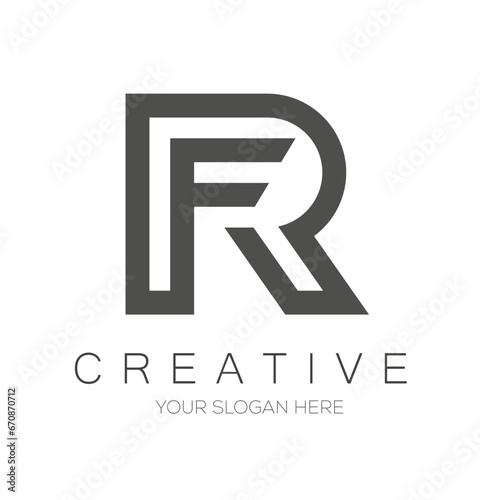 RF logo Design. Letter Logo Design. Monogram Letter logo design
