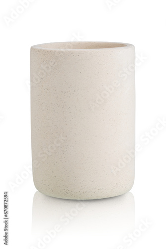 vase ceramic, isolated on a white background 