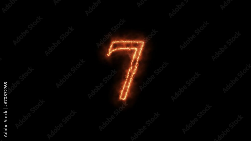 number on fire loop animation. frame video 4K shiny number, fire number Burning Effect, Count Number. number on fire loop animation. frame video 4K shiny number, fire number Burning Effect, Count Number.