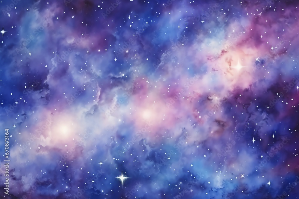 Planets and galaxy, science fiction background wallpaper