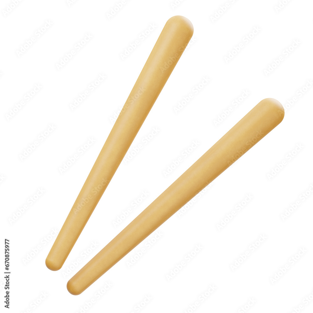 Chopsticks 3D Icon Chopsticks 3D Icon