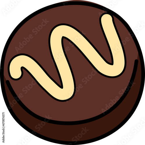 chocolate cookie icon