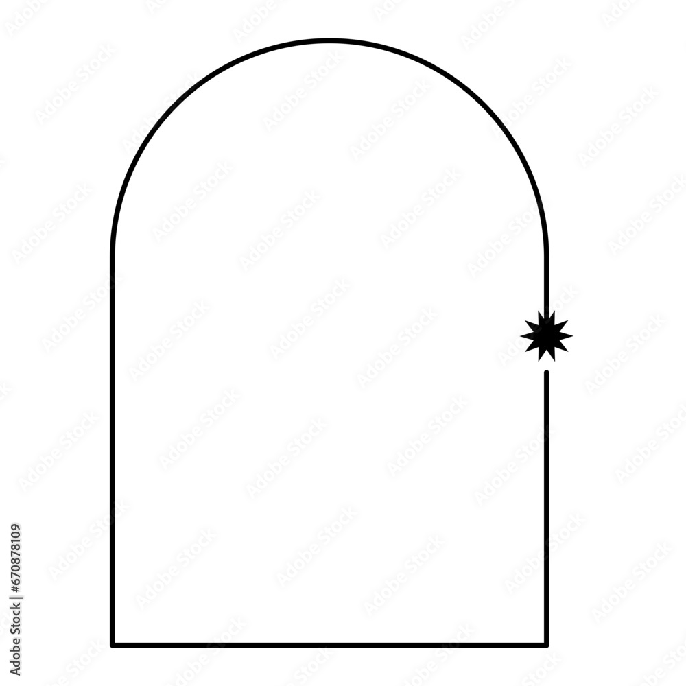 Obraz premium Aesthetic Line Geometric