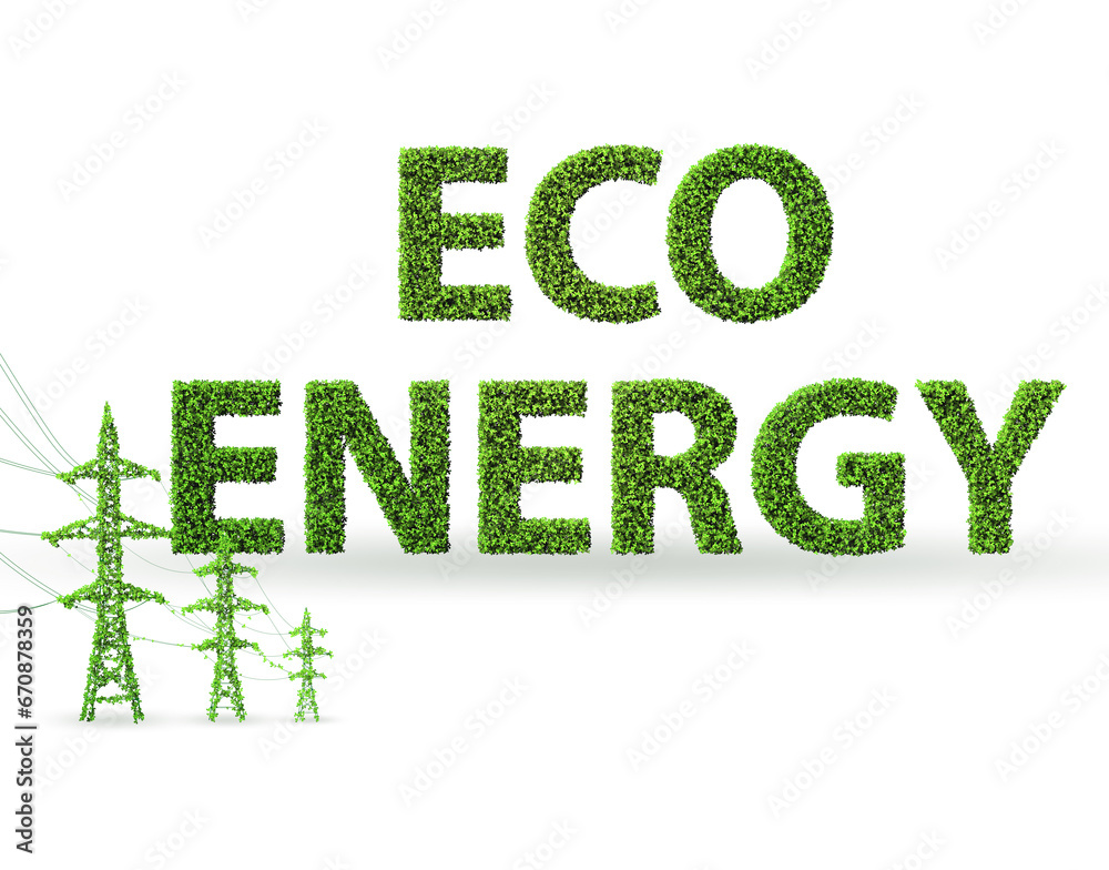 Businessman in green energy concept Businessman in green energy concept