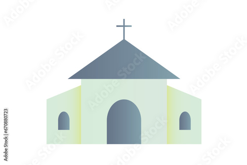 minimalist church with simple dimensions