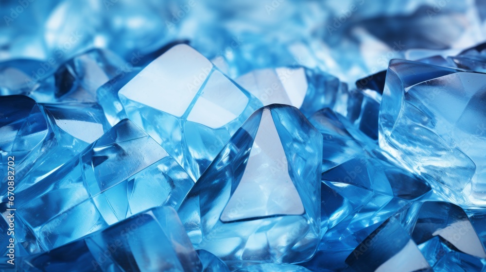 blue crystal background