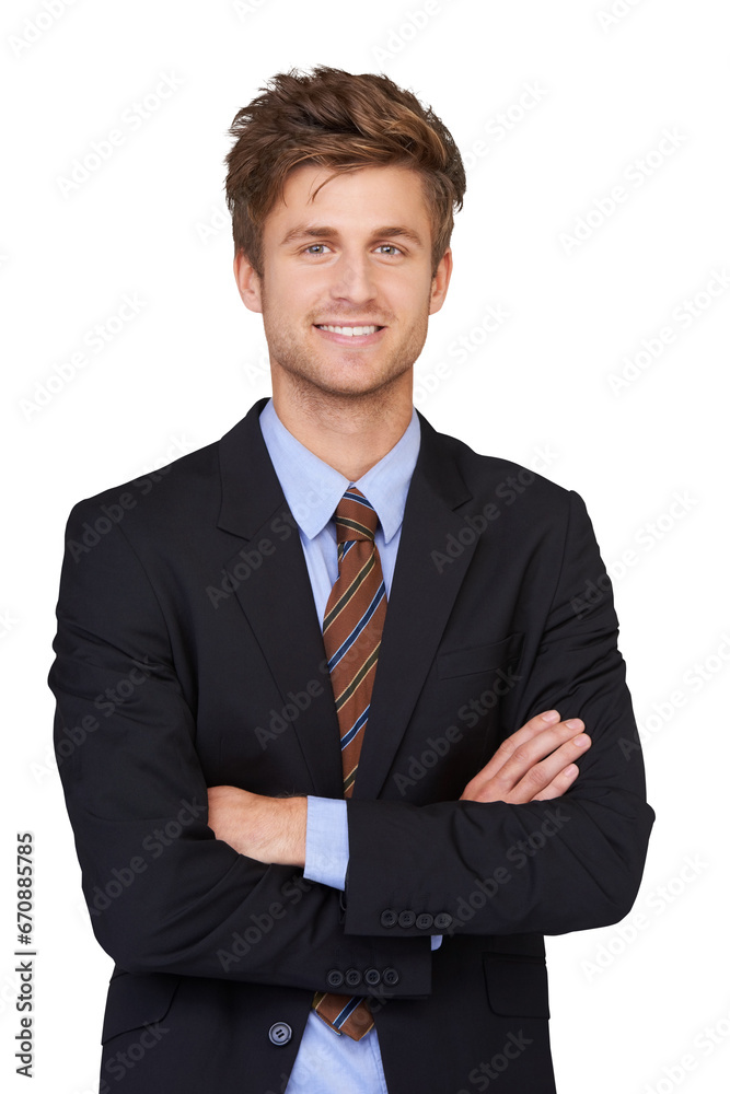 Portrait, business and man with arms crossed, happy and confident agent isolated against a transparent background. Male person, employee or entrepreneur with happiness, professional or smile with png Portrait, business and man with arms crossed, happy and confident agent isolated against a transparent background. Male person, employee or entrepreneur with happiness, professional or smile with png