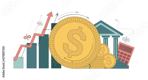 Increase in bank interest rates. Inflation. Growing debts. Credit. Increase in monetary obligations