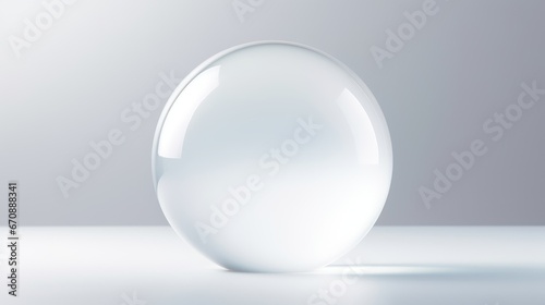 magic sphere solid background