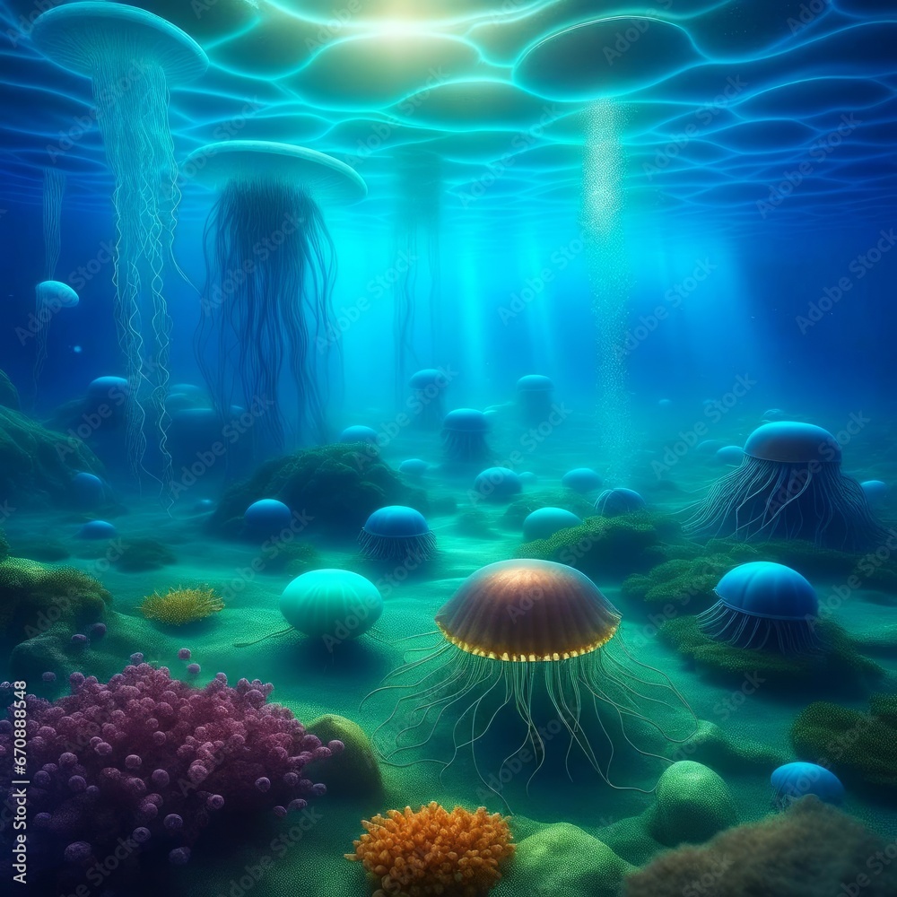 Mystical underwater world.
