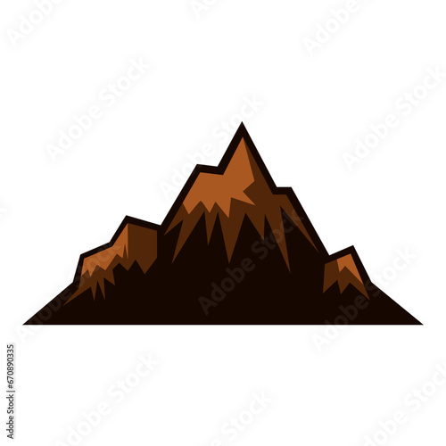 Mountain Flat Illustration