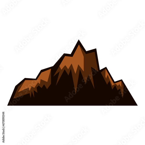 Mountain Flat Illustration