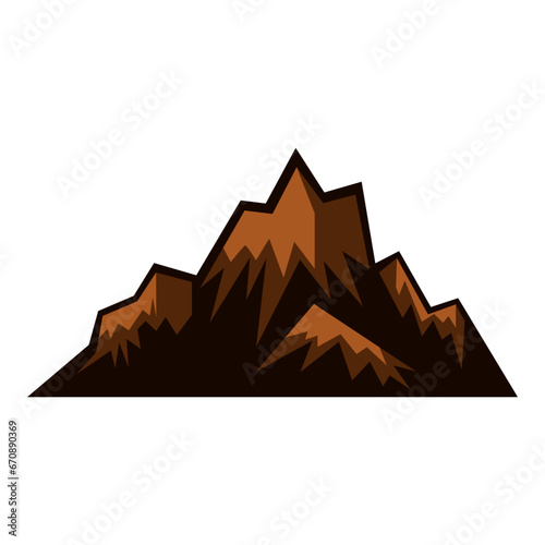 Mountain Flat Illustration