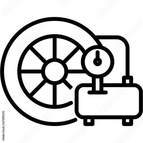 Inflate Tire  Icon