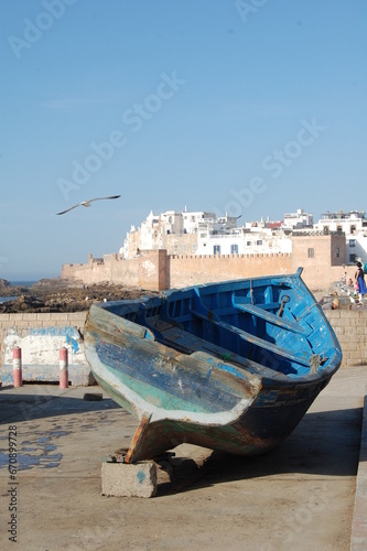 Barque bleue d'Essaouira