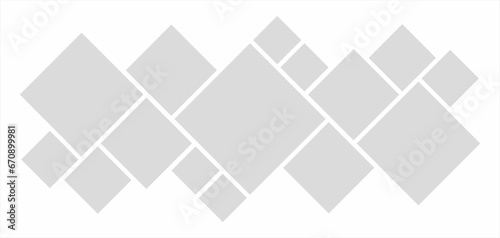 Pictures or photos frame collage. comics page grid layout abstract photo frames and digital photo wall template