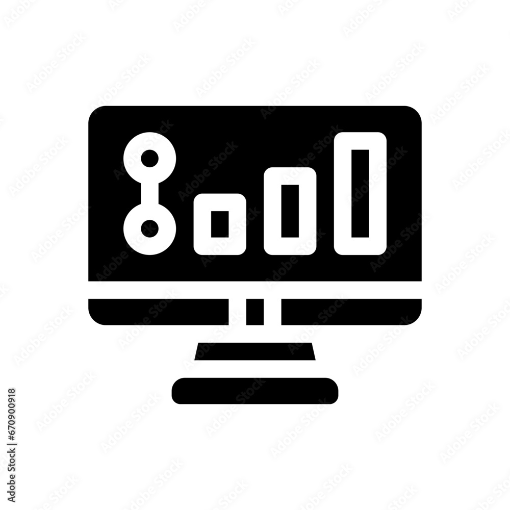 bar graph glyph icon bar graph glyph icon