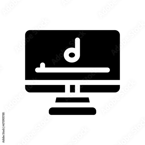 song glyph icon