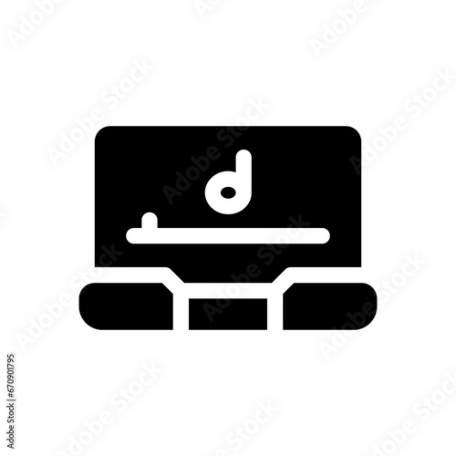 song glyph icon