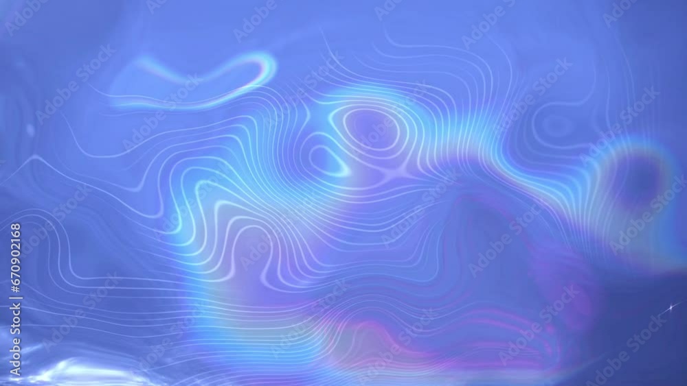 4k Animation of aqua blurred gradient background. Movement in different directions of turquoise, rainbow waves. Future background for business presentations. Web design element. A loop