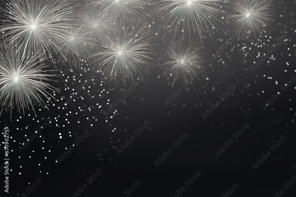 New Year's Eve background design with fireworks with empty copy space New Year's Eve background design with fireworks with empty copy space