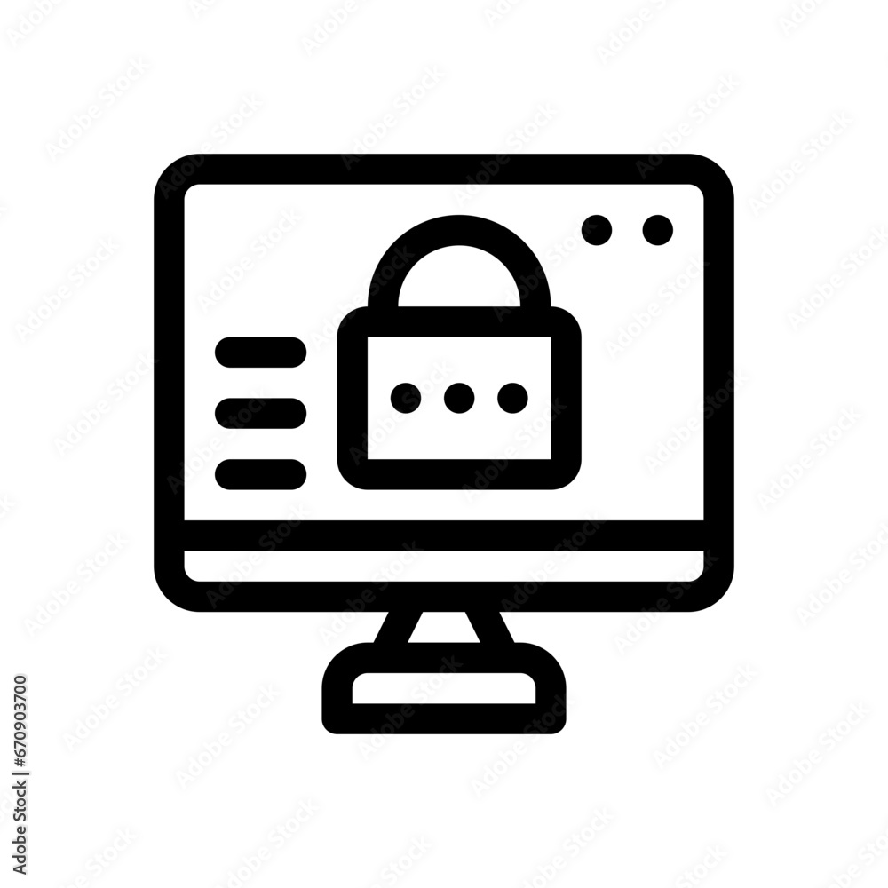 password line icon password line icon