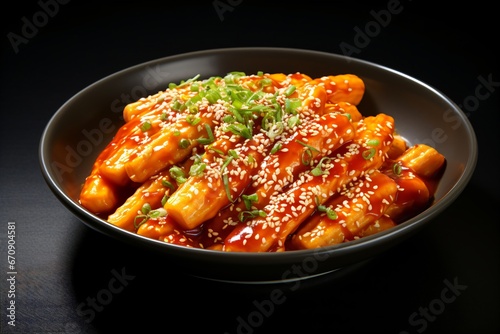 Chilli potato and chili chicken photo