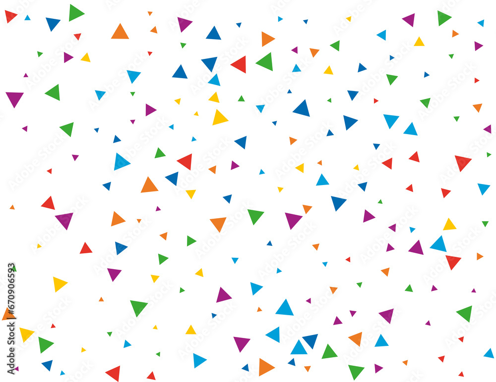 Rainbow Triangular Confetti Rainbow Triangular Confetti
