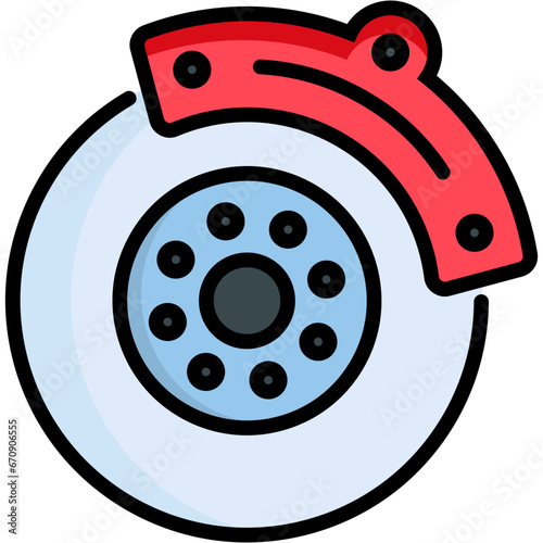Disc Brake Icon
