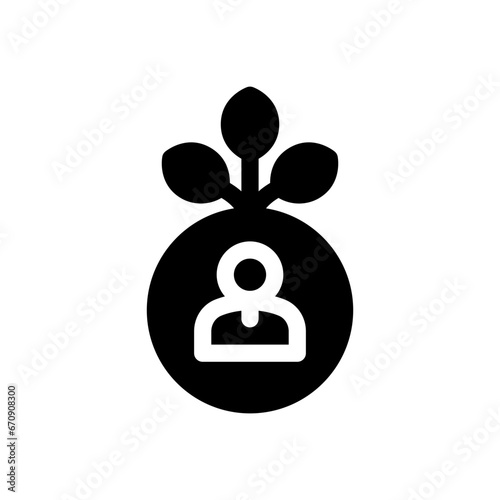 mindset glyph icon