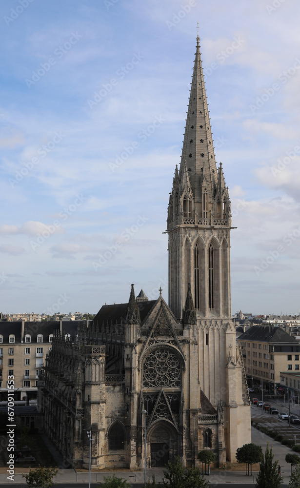 Church of Saint-Pierre on the Place Saint-Pierre in Caen in Normandy France dedicated to Saint Peter Church of Saint-Pierre on the Place Saint-Pierre in Caen in Normandy France dedicated to Saint Peter
