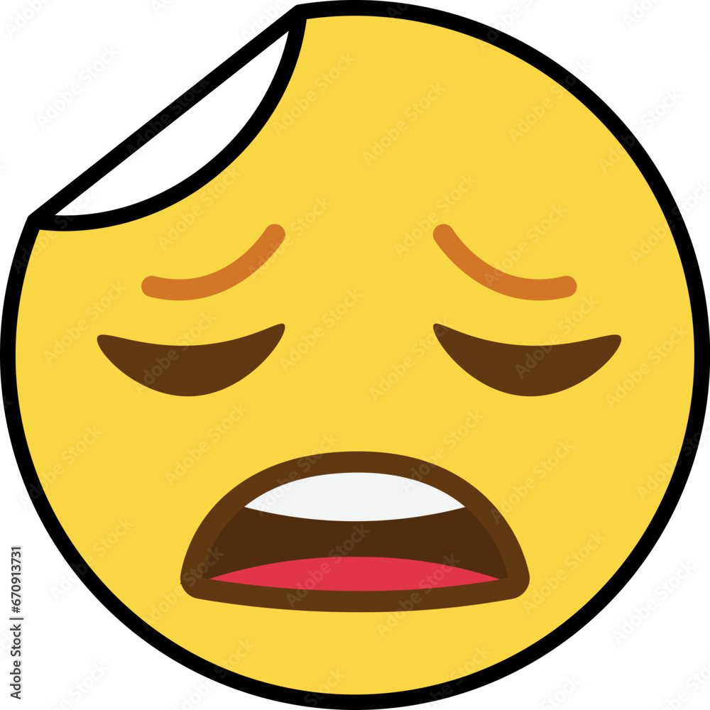 very disappointed sticker emoji icon very disappointed sticker emoji icon